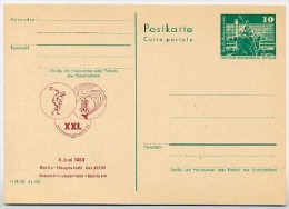 DDR P79-6-83 C218 Postkarte PRIVATER ZUDRUCK Olympischer Tag Berlin 1983 - Postales Privados - Nuevos