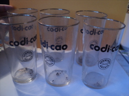 Lot De 6 Verres CODI CAO Fermiers SAFR Réunis. - Verres