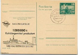 DDR P79-5-75 C27 Postkarte PRIVATER ZUDRUCK Düngemittel Zielitz Stpl.Wolmirstedt 1975 - Privé Postkaarten - Gebruikt