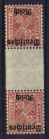 Deutsche Reich 1920 Mi 57 MNH/**  Signed/signiert  Zwischensteg Paare Hinged At Middle - Dienstmarken