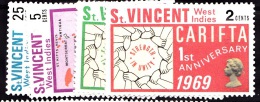 St Vincent, 1969,  278 - 281, Set Of 4, MNH - St.Vincent (...-1979)