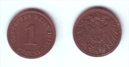 Germany 1 Pfennig 1912 G - 1 Pfennig