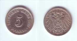 Germany 5 Pfennig 1907 F - 5 Pfennig