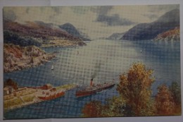 CPA Bateau Sur Le Loch Ness - Boat In Loch Ness - Dessin Couleur  - TO09 - Inverness-shire