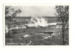 Cp,  Suisse, Lac De Neuchâtel, Coup De Joran, Voyagée 1952 - Neuchâtel