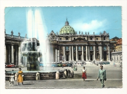 Cp, Citta Del Vaticano, La Basilique St-Pierre, Voyagée - Vaticaanstad