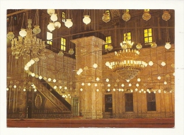 Cp, Egypte, Le Caire, Interior View Of Mohamed Aly Mosque At The Citadel - Kairo