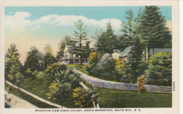 North Woodstock New Hampshire - Mountain View Cabin Colony - House Architecture - VG Condition - White Mountains