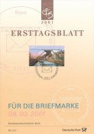 BRD / First Day Sheet (2001/11) 53111 Bonn: Wuppertal Suspension Railway, 100 Years - Tranvías
