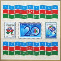 MD0754 Azerbaidzhan 2012 National Flag M MNH - Aserbaidschan