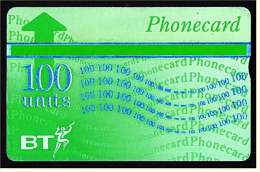 Telefonkarte BT - 100 Units - 100 Phonecard -  United Kingdom -  Von 2012 - Autres & Non Classés