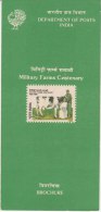 Information On Military Farms Centenary, Farm Animal Cow, Milk Can, Defence, Vegetable. Cattle Fed,  India 1989 - Vaches