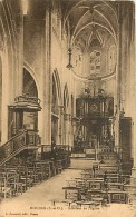 HOUDAN . INTERIEUR DE L'EGLISE . - Houdan