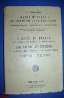 PFS/21 Bertarelli L’ARTE IN ITALIA-PIEMONTE-LOMBARDIA -CANTON TICINO Ed.1914 - Kunst, Architektur