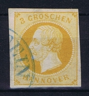 Deutsche Reich, Hannover Mi 16b Used , Gute Zentrierung,good Centering, Signed/signiert/ Approvato - Hanover