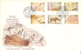 FDC ZIMBABWE 1982 - Prehistory