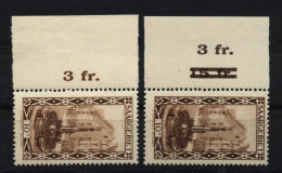 Saar,108,OR Mit Reihenwertzähler Durchbalkt Dazu Normalstück,xx - Unused Stamps