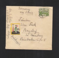 Japan Cover Tokyo  To Germany Hamburg - Lettres & Documents