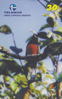 Télécarte Brésil - OISEAU Passereau - TROGON - Bird Brazil Phonecard - Vogel Telefonkarte - 2438 - Zangvogels