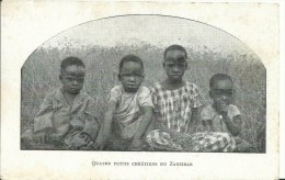 QUATRE PETITS CHRÉTIENS DU ZANZIBAR - Tansania