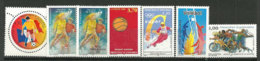 ANDORRE. Les Sports En Andorre (Football,ski,volleyball,baskettball,etc)   7 T-p Neufs ** Côte 20.00 € - Collections
