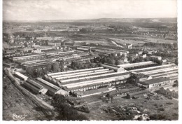 CPSM SOCHAUX MONTBELIARD DOUBS VUE GENERALE AERIENNE LES USINES PEUGEOT CIM - Sochaux