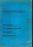 « CIBJO - Pierres Précieuses Et Fines/Perles  Définitions  Dispositions D’application - Sommaire » Ouvrage Quadrilingue - Unclassified