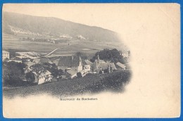 CPA Dos Simple - SUISSE - (NE) - "SOUVENIR DE ROCHEFORT" - Vue Générale Avec Petite Animation - - Rochefort