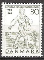 DENMARK   #   STAMPS FROM YEAR 1967 STANLEY GIBBONS  498(*) - Nuovi