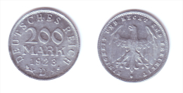 Germany 200 Mark 1923 D - 200 & 500 Mark