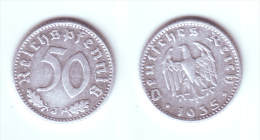 Germany 50 Reichspfennig 1935 J - 50 Reichspfennig