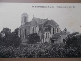 49 - CHAMPOCEAUX - L´ Eglise Prise Au Nord Est. - Champtoceaux