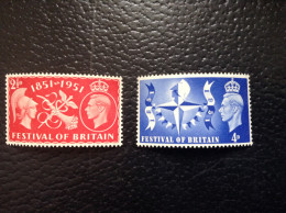 GB GVI 1951 Festival Of Britain SG513-514 MNH Set - Unused Stamps