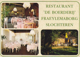 Pays-Bas - Fraeylemaborg Slochteren - Restaurant De Boerderij - Publicité - Autres & Non Classés