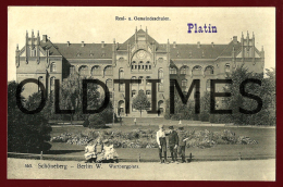 BERLIN - SCHONEBERG - WARTBURGPLATZ - GEMEINDESCHULEN -1910 PC - Schoeneberg