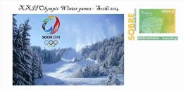 Spain 2014 - XXII Olimpics Winter Games Sochi 2014 Special Prepaid Cover - Winter 2014: Sotschi