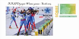 Spain 2014 - XXII Olimpics Winter Games Sochi 2014 Special Prepaid Cover - Winter 2014: Sotschi