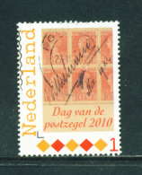 NETHERLANDS - 2010  Stamp Day  44c  Used As Scan - Gebruikt