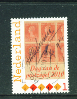 NETHERLANDS - 2010  Stamp Day  44c  Used As Scan - Gebruikt