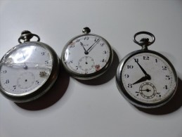 LOT DE 3 MONTRES GOUSSET - Horloge: Zakhorloge