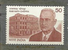INDIA, 1983, Ram Nath Chopra,(1882-1973),Pharma -cologist,  Tropical Medicine. MNH, (**) - Neufs