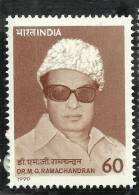 INDIA, 1990, M. G. Ramachandran, (1917-1987), Actor And Chief Minister,  MNH, (**) - Nuovi