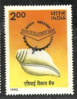 INDIA, 1990, Asian Development Bank, Seashell,  MNH, (**) - Neufs