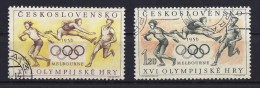 1956 - CECOSLOVACCHIA - GRENOBLE 56  - USED - Estate 1956: Melbourne