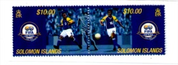 Solomon Isl. - 100 Years Of FIFA, Set Of 2 Stamps, MNH - Nuovi