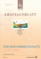 BRD / First Day Sheet (2000/24) 53111 Bonn: For The Environmental Protection - Groenten