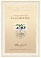 BRD / First Day Sheet (1992/10) 5300 Bonn 1: Sugar Institute Berlin; Founded In 1867 - Groenten
