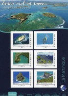 Collector 2013 "LA MARTINIQUE - Iles Françaises - Feuillet De 6 Timbres Autocollants ID Timbre - Lettre Verte 20g" - Collectors