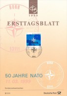 BRD / First Day Sheet (1999/09) 53111 Bonn: NATO, 50 Years (1949-1999) - OTAN