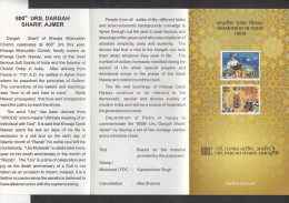 INDIA, 2012, 800th Urs, Dargah Sharif, Ajmer, Folder, Brochure. - Brieven En Documenten